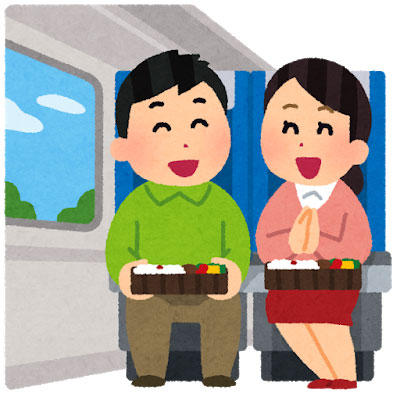 電車　弁当