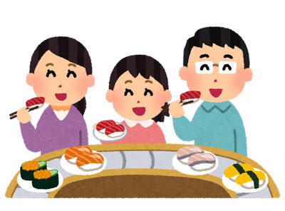 回転寿司 家族