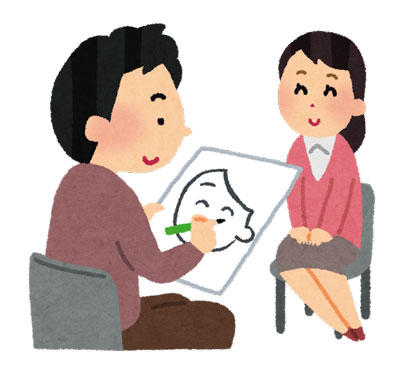 似顔絵　絵描き