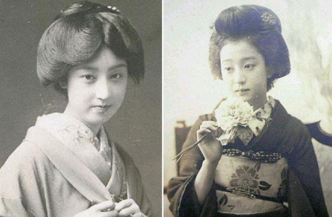 モノクロ 美人