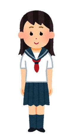 セーラー服　女子高生