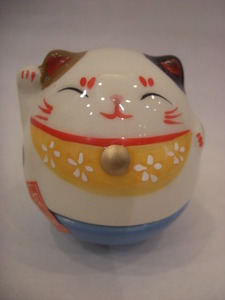 ころりんまねき猫・イエロー