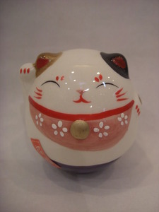 ころりんまねき猫・ピンク