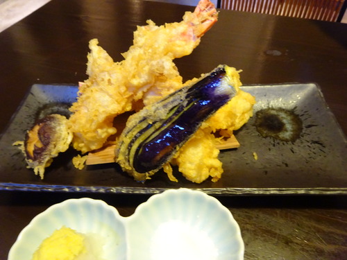 エビ天盛り合わせ