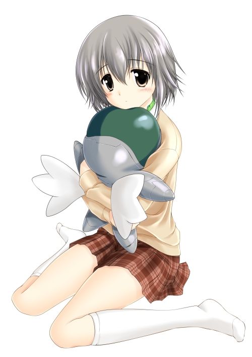 と思った方もいるかな? AW9巻のイラストカードを元に描きました元絵とはアングル・服が違いますけどねっていうか、【女の子座り】・【ぬいぐるみ】っていう記号しか