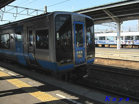 予讃線・特急「宇和海（うわかい）」の車窓から（1）☆2010年9月:四国