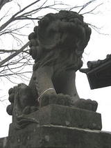 松本神社狛犬左1