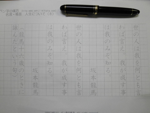 字がきれいに書ける万年筆 カオスだもんね！』綺麗な字が書けると噂の万年筆『カクノ』をつかって