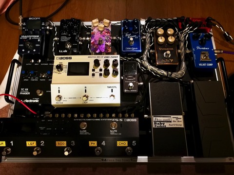 free the tone fp6043 with pb 2 エフェクターボード THE LAST ROCK