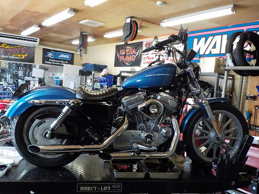2004年式XL883 スポーツスターのリアブレーキ修理!! : HarleyDavidson