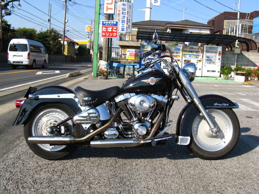 FLFBS ファットボーイ リアサス交換 サスペンション OHLINS