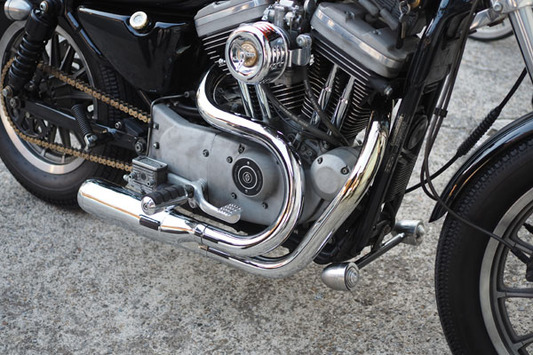 ー エキゾーストパイプ オートバイ 2インチ 排気フルマフラー デュアル