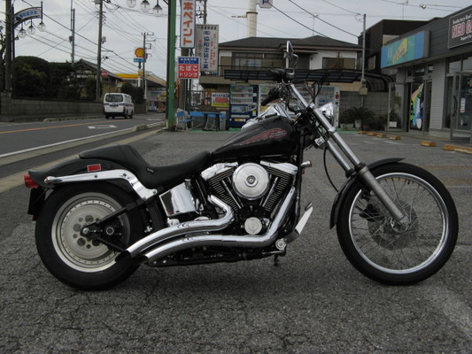 1999年式FXSTC ソフテイルカスタムの前後ローダウン