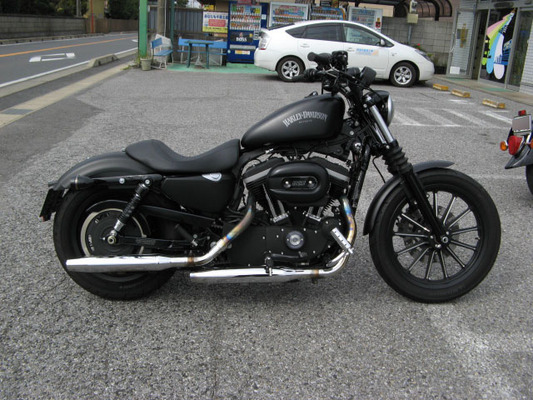 2012年式XL883N スポーツスター・アイアン883 ハンドル＆グリップ交換 
