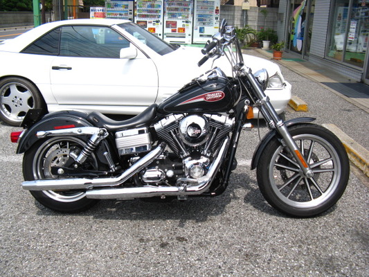 2007年式FXDL ローライダーのRブレーキライン＆パッド交換