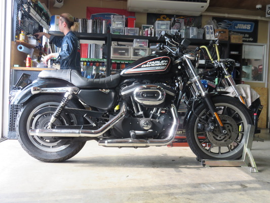 2008年式XL883Rのリアショック交換 : HarleyDavidsonパーツ 2008年式XL883Rのリアショック交換 : HarleyDavidsonパーツ