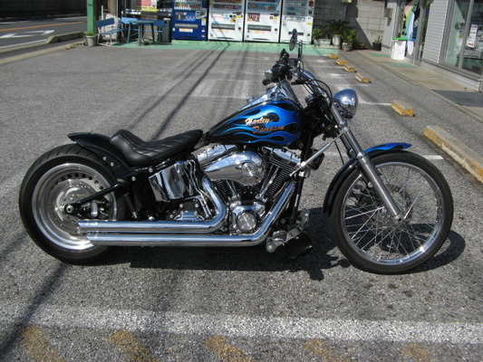 ハーレー　純正ホイール・タイヤセット　前後　ソフテイル　デラックス　FLSTN ハーレー 純正ホイール・タイヤセット 前後 ソフテイル