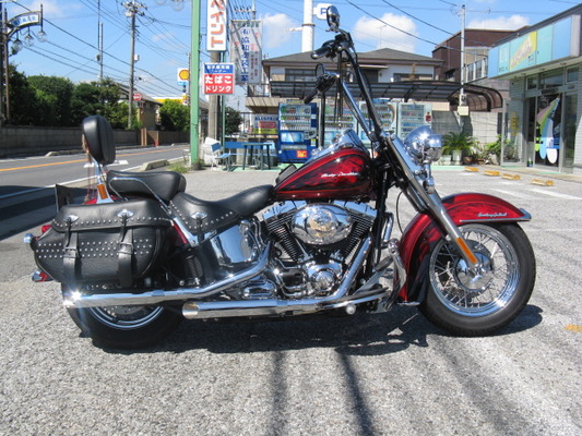 2009年式FLSTC ヘリテイジソフテイルクラシックにサンダーマックス取付