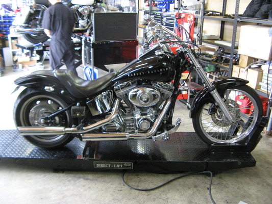 2007年式FXST◇トリプル7度レイク・フロントロング化・ハンドル