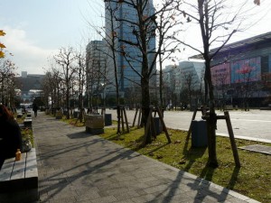 THE OUTSIDER第四戦_観戦_駅前