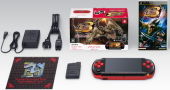 PSP「プレイステーション・ポータブル」 新米ハンターズパック ブラック/レッド(PSPJ-30020)