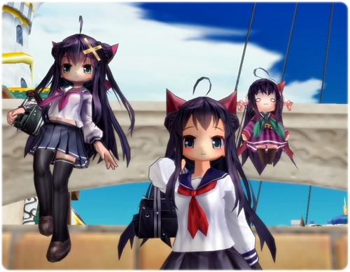 女学生コス