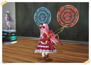ルミナスワンピ+ユニット(赤)側面