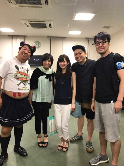 【元乃木坂46】珍しい組み合わせ!『市來玲奈×柏幸奈×バナナマン×土田晃之』神宮でのショットを公開!