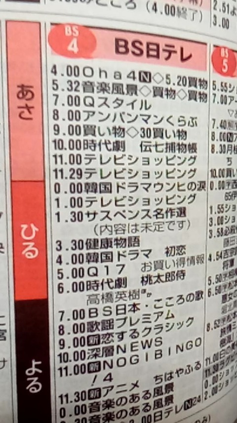 【乃木坂46】4月2日23:00~BS日テレ『NOGIBINGO!4』がスタート。新番組ってこれのこと?
