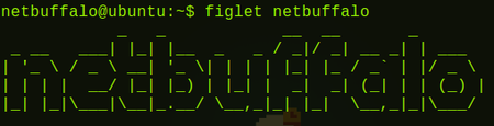figlet simple ascii art