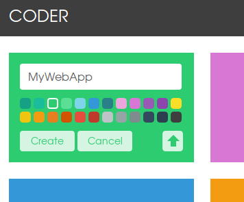 13 coder - create new web app