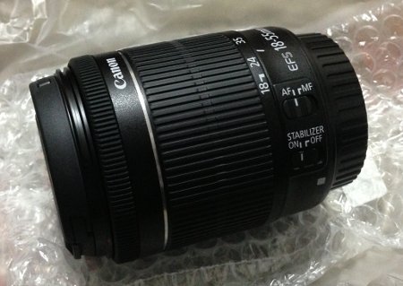 Canon 18-55mm STMレンズ