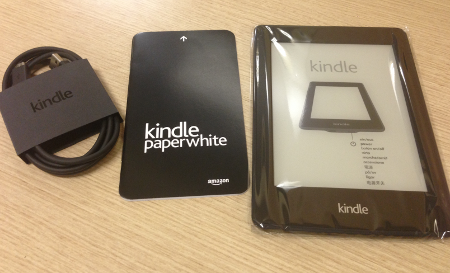 kindle paperwhite 2nd gen 開封
