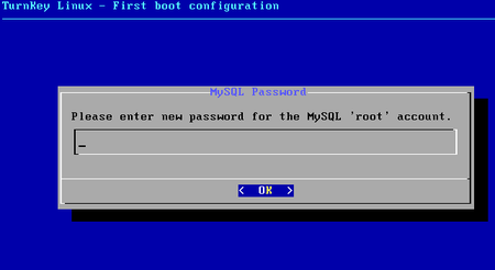 06 turnkey linux redmine mysql password