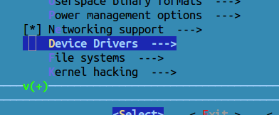 make config device drivers