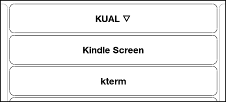 kscreen KUAL menu