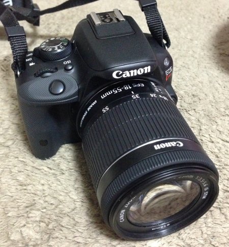 EOS Kiss X7本体18-55mm STMレンズ2