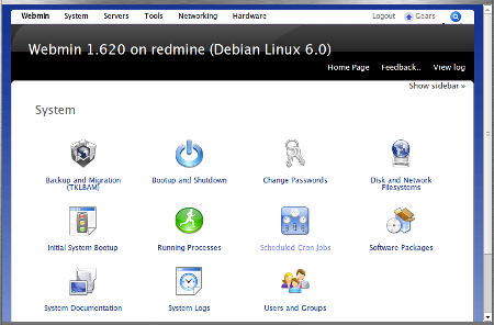 14 turnkey linux control panel