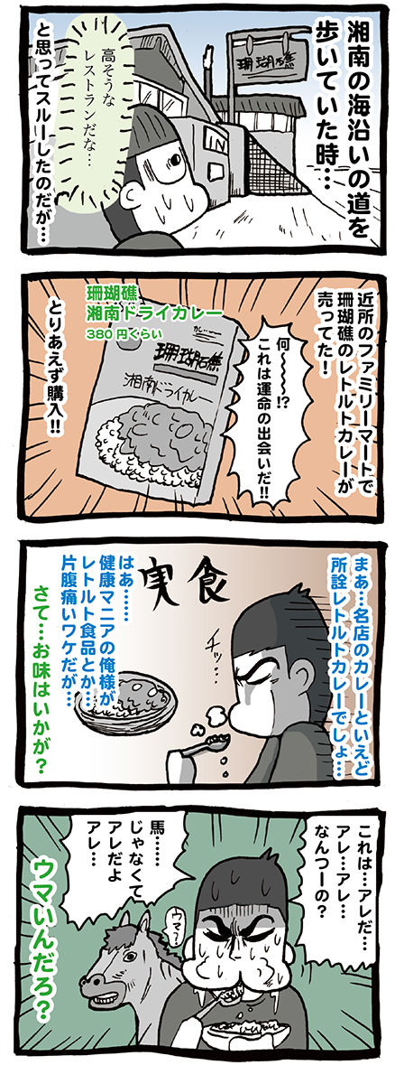 湘南珊瑚礁のドライカレーをファミリーマートで買って食べてみた!
