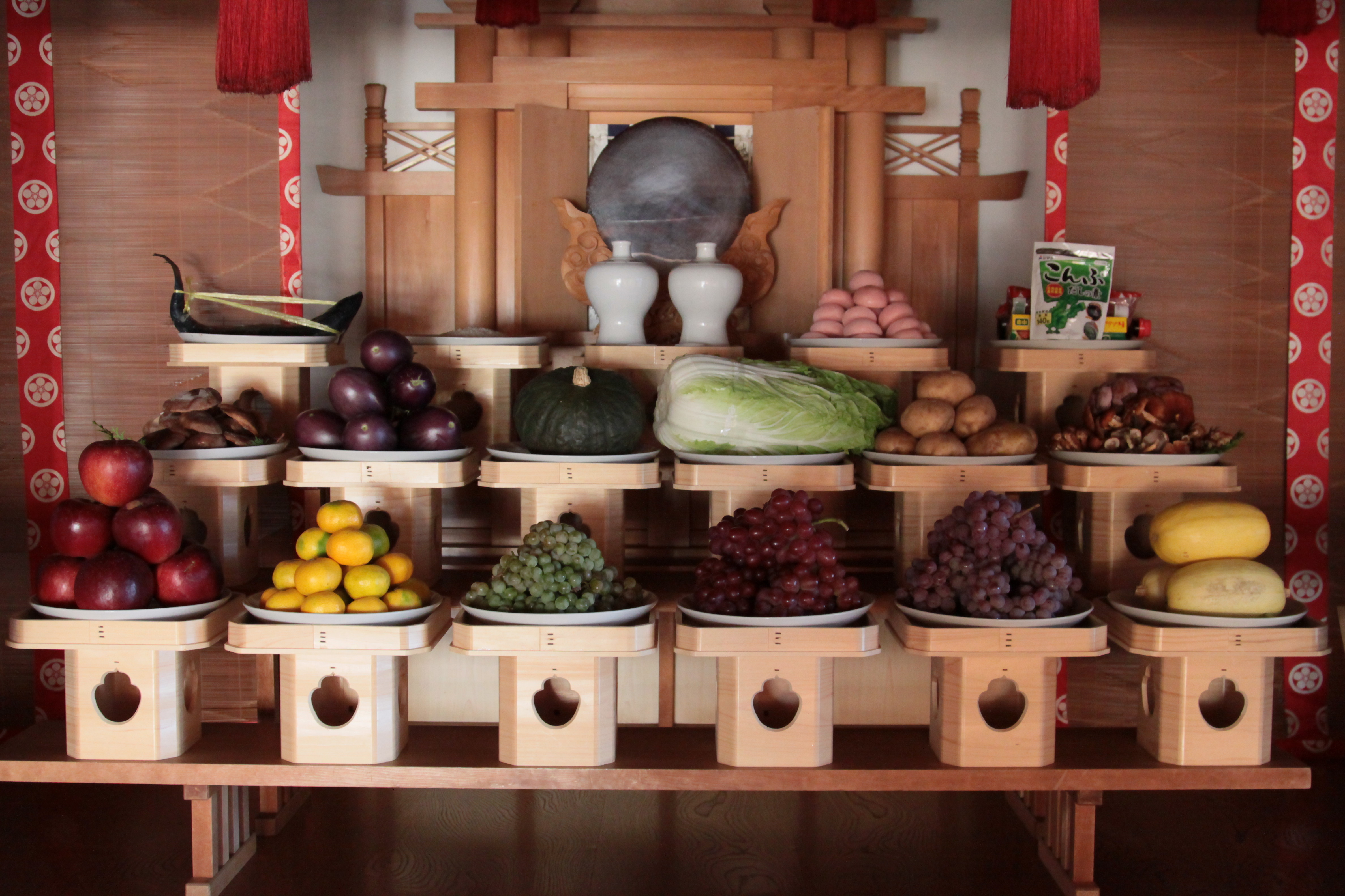 秋季大祭ー献饌物 鯉太郎の 心 ころころ