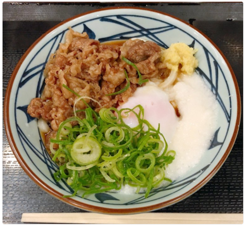 丸亀製麺『牛とろ玉うどん』