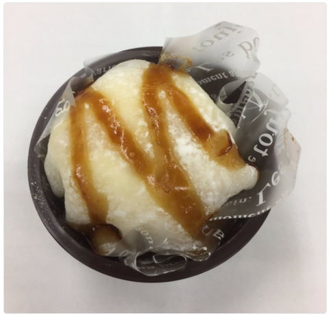 ファミマ『ケーキ仕立てのプリン大福』