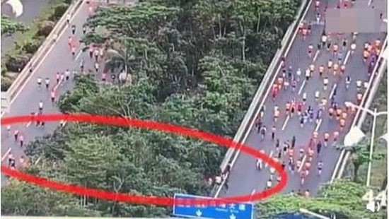 【画像】中国のマラソン大会で258人が一斉に不正行為、近道を使いショートカットｗｗｗｗｗｗｗ