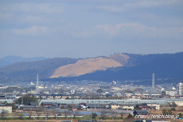 24山焼き直前の若草山