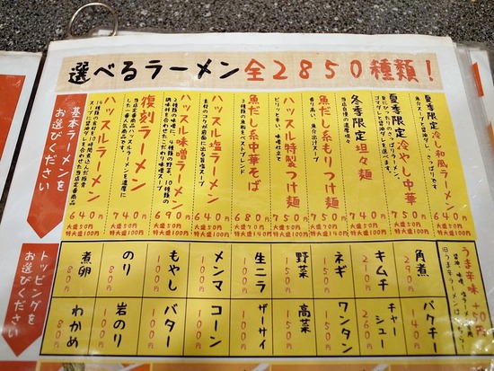Áª¤Ù¤ë¥é¡¼¥á¥ó2850¼ïÎà