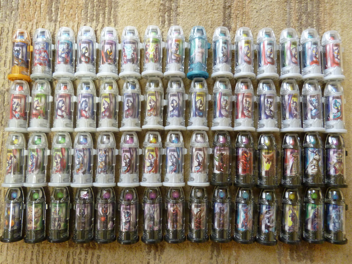 我のウルトラカプセルコレクション