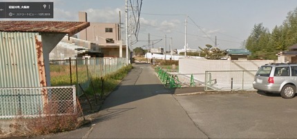 打上新町の路地 ストリートビュー