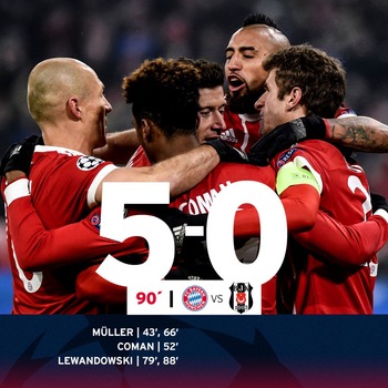 CL・ROUND of 16 1st leg バイエルン・ミュンヘン vs
