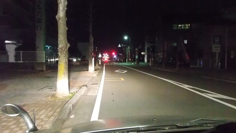 1真夜03時に聖教新聞の代理配達で妻と新聞を取りに(12)