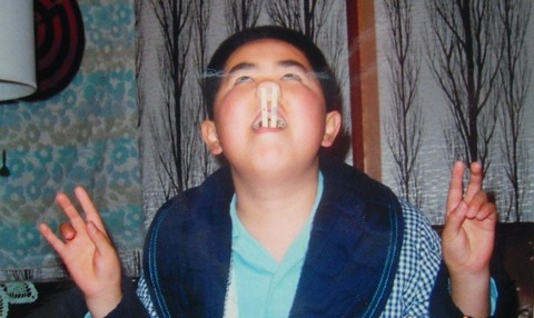 小学生2年の頃の自分の写真